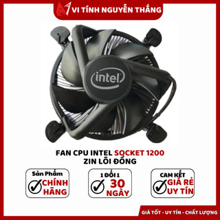 Fan - quạt tản nhiệt stock cho cpu intel socket 1155/1150/1151/1200/1700 zin new