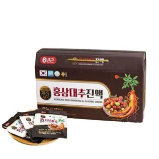 SN1079 - Full hộp 30 gói nước hồng sâm táo đỏ Korean Red Jinseng Jujube