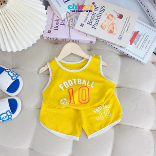 Set bộ 3 lỗ thể thao cho bé chất đũi tàu thông thoáng, đồ bộ bé trai bé gái thể thao khỏe khoắn năng động