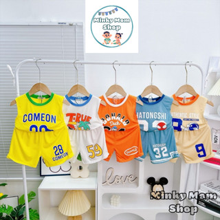 (Bé 7 tới 45kg) LBL19  Bộ Ba Lổ thun lạnh cho bé (7-45kg ) MINKYMOM loai 1