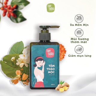 Sữa Tắm Thảo Mộc Thỵ Thảo Herbal Trắng Da Trẻ Hóa Làm Mịn Săn Chắc Dưỡng Ẩm Da Tẩy Da Chết Căng Mịn Da 280ML