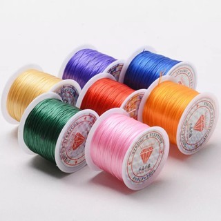 Lốc 5 cuộn dây cước chun co giãn loại chỉ tơ xâu vòng tay vòng hạt phong thủy các loại - shop kỳ lân