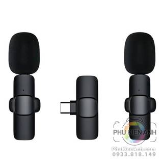 Bộ Micro thu âm không dây K9 với 2 mic thu âm