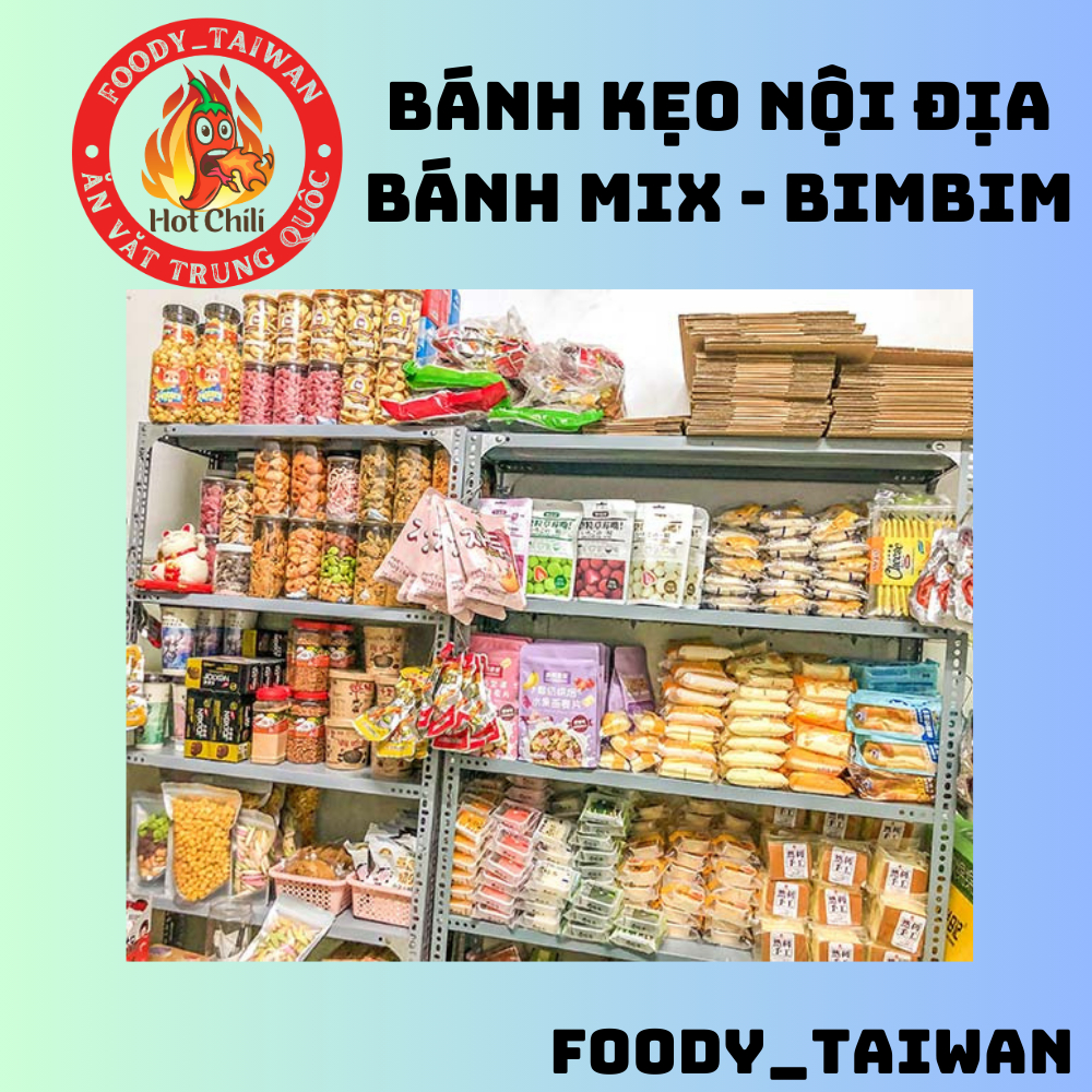 COMBO Bimbim - Bánh Kẹo - Que Cay - Mì Tôm - Đồ Ăn Vặt Tuổi Thơ Thần Thánh Siêu Ngon - foody_taiwan