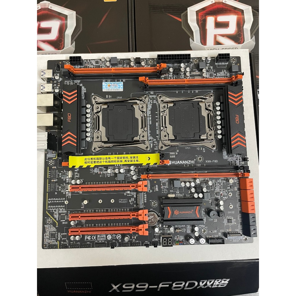 Mainboard HUANANZHI X99-F8D (Intel X99, LGA 2011-3, ATX, 8 Khe Cắm Ram DDR4)- BH 12 THÁNG