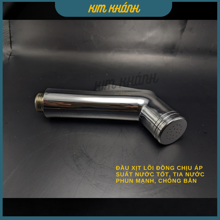 [BẢO HÀNH 3 NĂM] Bộ vòi xịt vệ sinh Hàn Quốc JA-SANG cao cấp, vòi xịt vệ sinh tay liền, vòi xịt bồn cầu tay âm ốc đồng