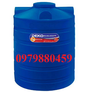 Bồn nước nhựa đứng Sơn Hà DeKo 3000L, 4000L, 5000L, 7000L, 10000L , bảo hành 12 năm