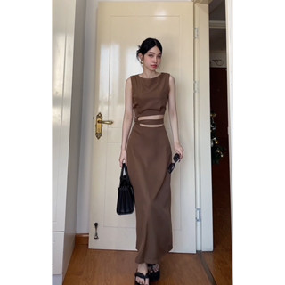  | HÌNH THẬT ĐỘC QUYỀN CUBEDLEMON | Set áo thắt dây eo + chân váy ulzzang dáng dài 