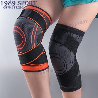 Bó gối , Đai quấn bảo vệ khớp gối tập gym ,đá bóng ,cầu lông [ siêu co giãn ]