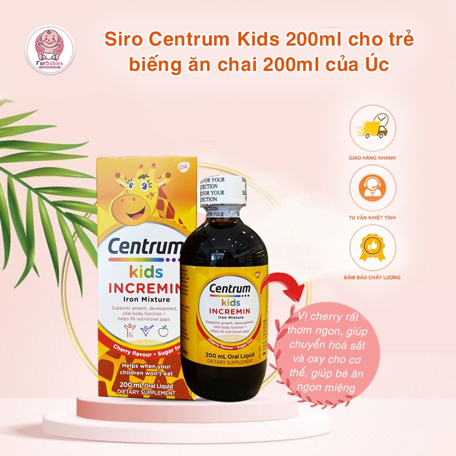 Centrum Kid 200ml cho trẻ biếng ăn
