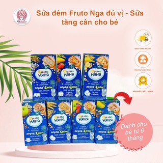 Sữa Nước Fruto Đêm Nga 200ml Các Vị date mới