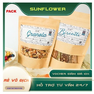 Túi zip giấy kraft nâu, túi zip giấy đựng thực phẩm full size siêu rẻ