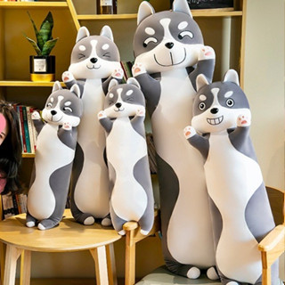  Gấu Bông Chó Husky Dáng Đứng Ôm Ngủ Husky Đứng giơ tay Mặt Ngáo Nhiều Biểu Cảm Cute Gối Ôm Ngủ Gấu Bông Dài Khổng Lồ 
