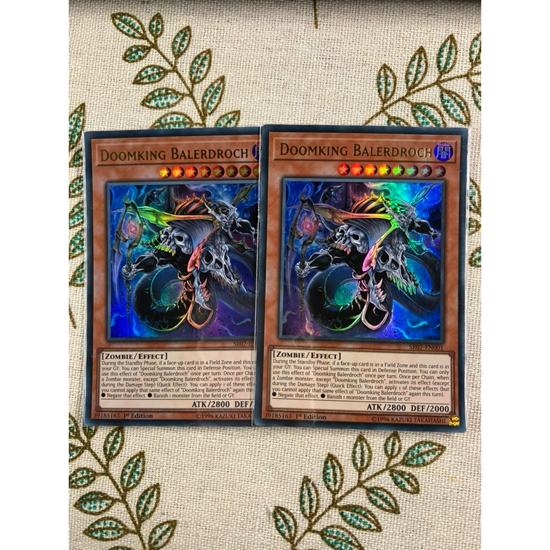 [LiLy_Yugioh] Lá bài Doomking Balerdroch - GFP2-EN113/SR07-EN001 - Ultra Rare 1st Edition