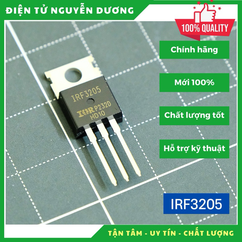 [ Mới ] Mosfet chính hãng IRF3205 110A 55V 200W chất lượng cao