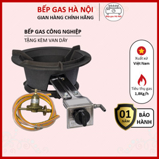 Bếp Gas Công Nghiệp Bằng Gang Đúc Kèm Van Dây