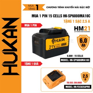 Pin HUKAN SUPER 10, 15 CELL 4 mosfed, Vỏ nhựa Chống cháy, Loại pin Lithium, Chân phổ thông 4cm
