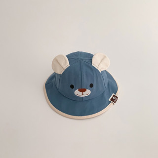Mũ vành kaki gấu cho bé (46-50cm)