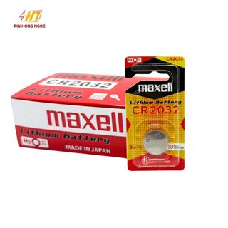 Vỉ 1 Viên Pin Maxell CR2032 / CR2025 / CR2016 Siêu Bền 3V Cao Cấp Made In Japan - Hàng chính hãng