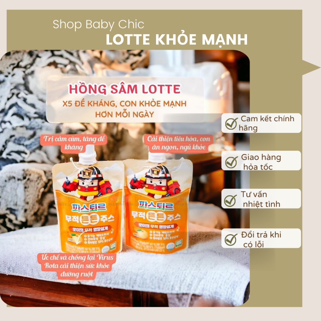 Chính hãng Nước Dinh Dưỡng LOTTE KHOẺ MẠNH