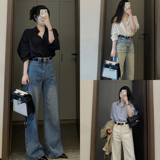 Áo sơmi oversize chất lụa mango không nhăn thấm hút tốt , sơmi nữ snupi