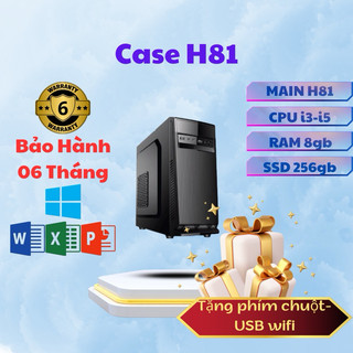 Cây máy tính h81 cpu core i5 4460 | ram 8gb | ssd 256gb