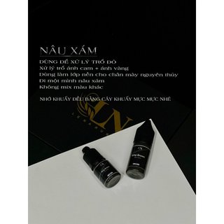 Lê na ruby ] mực mày màu nâu xám xử lý