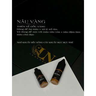 Lê na ruby ] mực mày màu nâu vàng xử lý