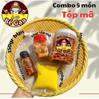 Sét 5 món bánh tráng phơi sương tóp mỡ