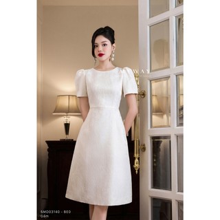 Đầm Dự Tiệc My WayTay Bồng Chiết Eo Sang Trọng 5MD03140 BE0