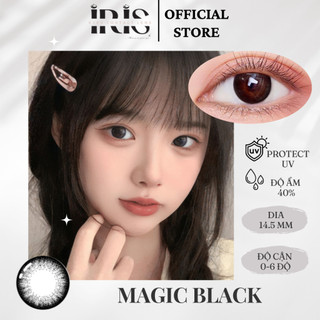 Kính áp tròng cao cấp IRIS Magic Black Lens +Tặng kèm khay dụng cụ | Có độ cận từ 0 - 6 độ
