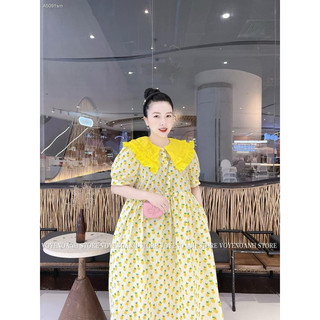 ĐẦM BABYDOLL HOA CỔ NHỌN
