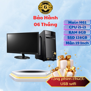 Bộ máy tính văn phòng CPU i5 Ram 8GB SSD 128GB - Màn hình 19 inch bảo hành toàn quốc