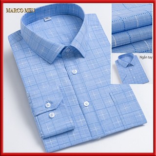 [HÀNG CAO CẤP] Áo sơ mi nam công sở kẻ caro dáng Regular fit vải cotton bản giới hạn new 2024