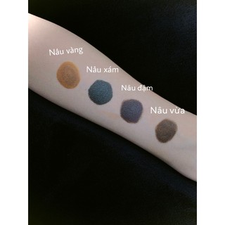 LÊ NA RUBY ]  mực mày màu NÂU VÀNG xử lý