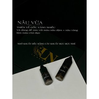 Lê na ruby ] mực mày màu nâu vừa chủ đạo