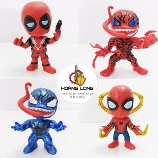 Mô hình Siêu anh hùng Spiderman Deadpool Carnage Venom, action figure, quà tặng sinh nhật, sưu tập (phụ kiện Hoàng Long)