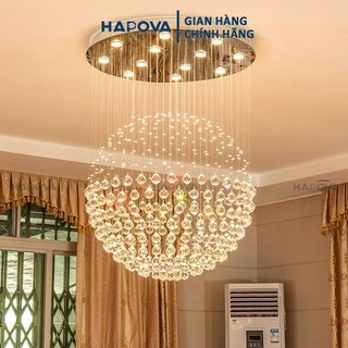 Đèn thả thông tầng HAPOVA DCH DT 6189 đường kính 400mm, chiều cao 800mm
