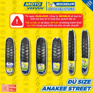 [MTVV] Vỏ lốp xe máy MICHELIN Anakee Street đủ size xe ga xe số 2.22 2.50 80 90 100 17 14<END>