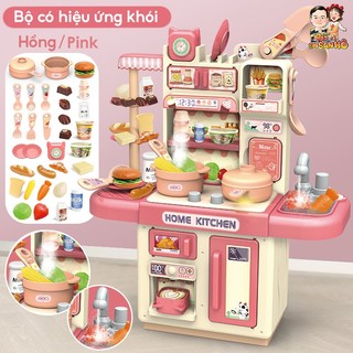 Bộ đồ chơi nấu ăn nhà bếp cao cấp cho bé gái bé trai có dùng pin, đồ chơi thông minh