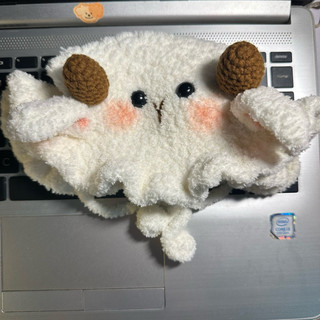 Mũ len lông xù cho thỏ Jellycat _ Nger Handmade