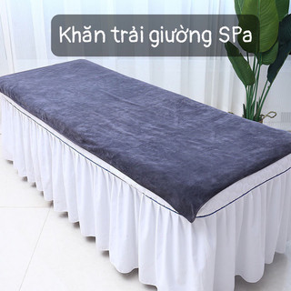 Khăn trải giường spa, trải giường nối mi kt 90×190 cm
