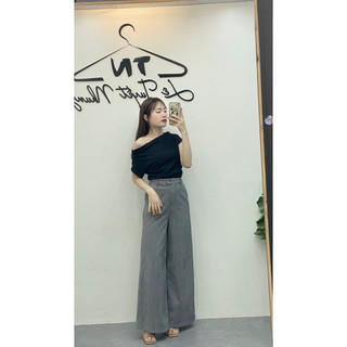 Áo phông kiểu lệch vai