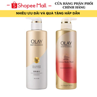 Sữa Tắm OLAY B3+Vitamin C 500ml Siêu Dưỡng Trắng Da, Cấp Ẩm Và Đàn Hồi Cho Da