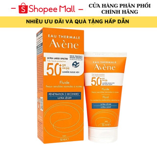 Kem Chống Nắng Avene Mattifying Cleanance Sunscreen Dành Cho Da Dầu Mụn, Da Thường, Khô SPF50+ 50ml