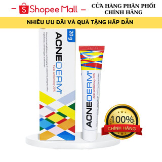 Kem mụn Acne Derm 20% Azelaic Acid BaLan- giảm mụn đỏ, mụn đen, mờ thâm, trắng da 20g _ TTC Beauty