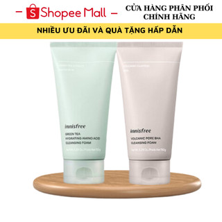 Sữa Rửa Mặt Trà Xanh Innisfree Green Tea Foam Cleanser 150ml Hàn Quốc Làm Sạch,kiểm soát dầu nhờn