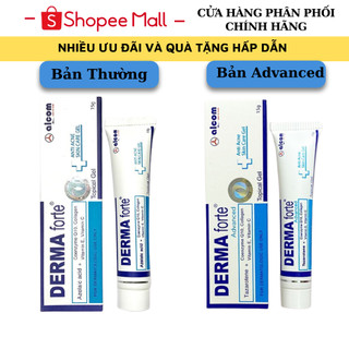 Gel Derma Forte 15g - Gamma Bản Thường và Bản Advanced, Giúp Giảm Mụn Trứng Cá, Ngừa Thâm, Mờ Sẹo
