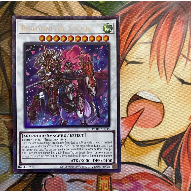 Baronne de Fleur - Collector Rare - RC04-AE035 - Thẻ bài Yugioh