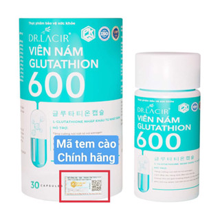 VIÊN UỐNG GLU 600 mẫu mơi  hỗ trợ làm trắng da, giảm nám sạm và cải thiện nội tiết tố